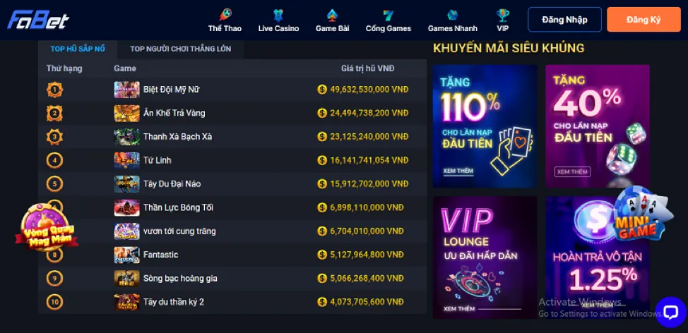 Chương trình VIP độc quyền CM88